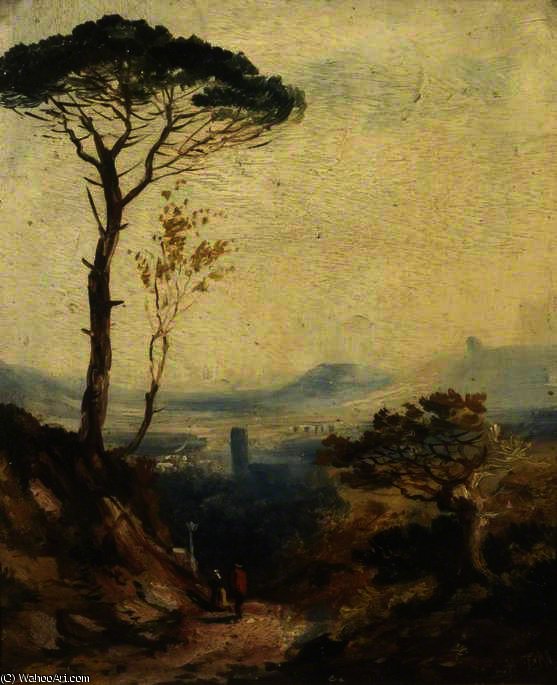 Landscape With A Pine Tree — William James Müller