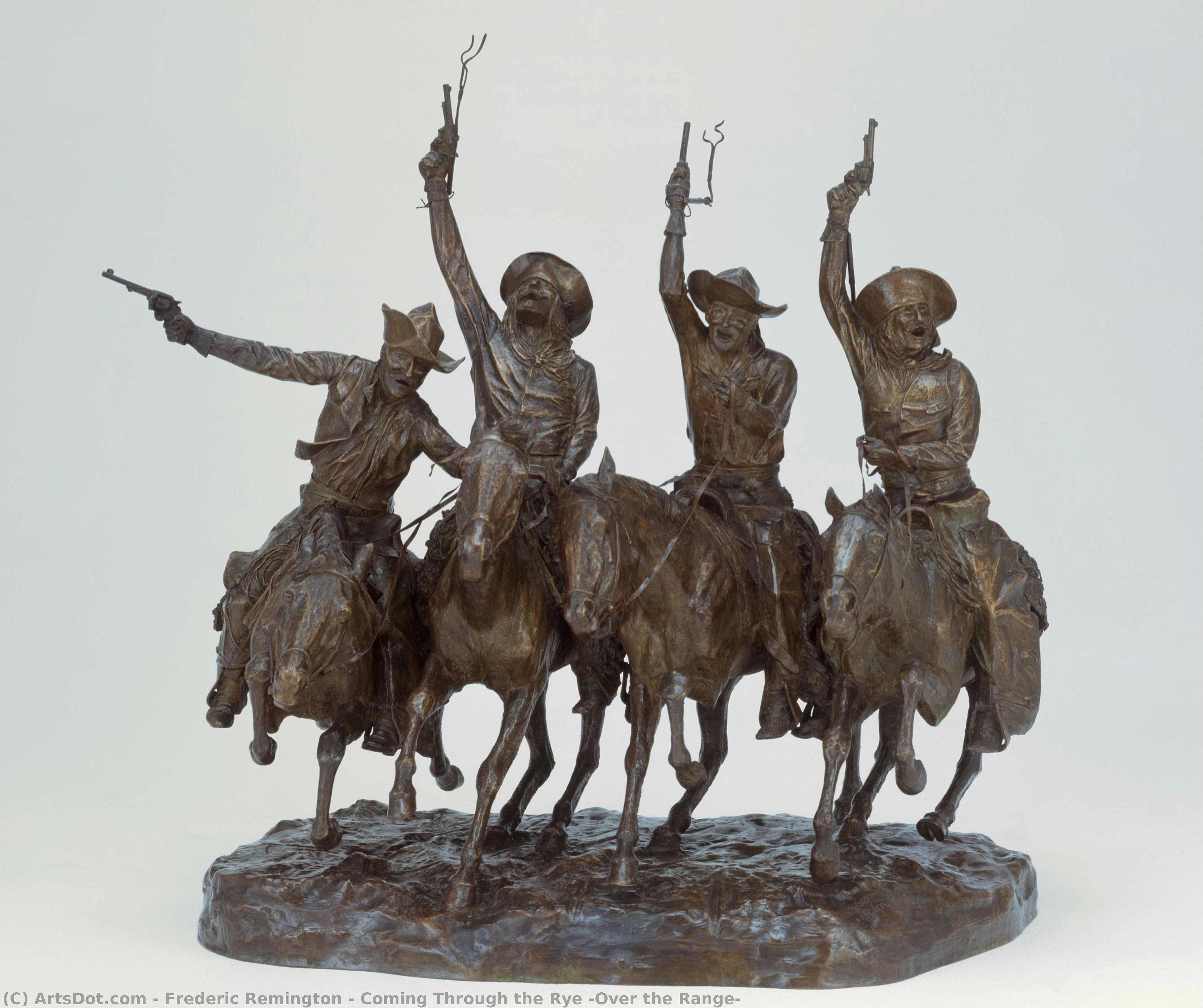 Coming Through The Rye (over The Range) — Frederic Remington