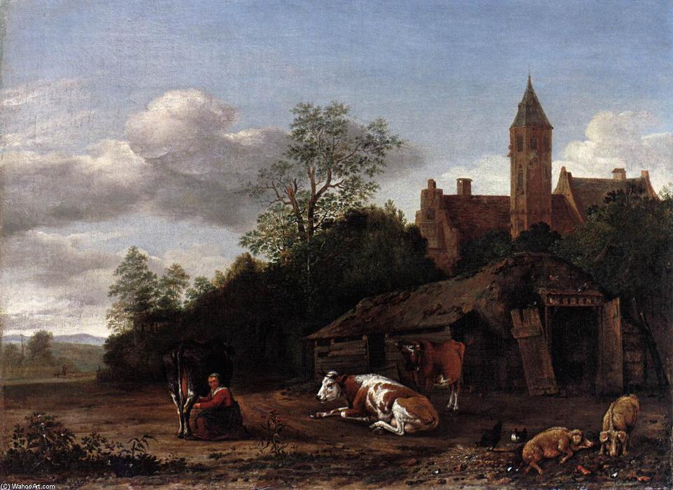 Barnyard Scene — Anthonie Van Borssum