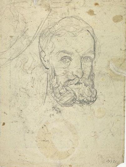 Portrait D'homme Barbu — Frédéric Bazille
