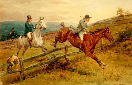 Hunting — George Goodwin Kilburne