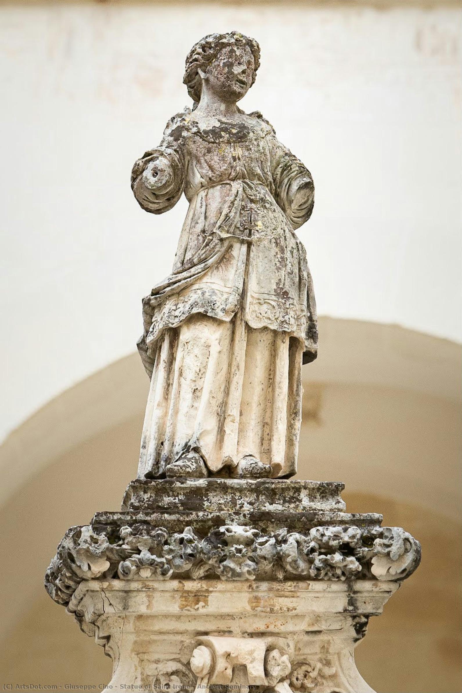 Statue Of Saint Irene - Ancient Seminary — Giuseppe Cino