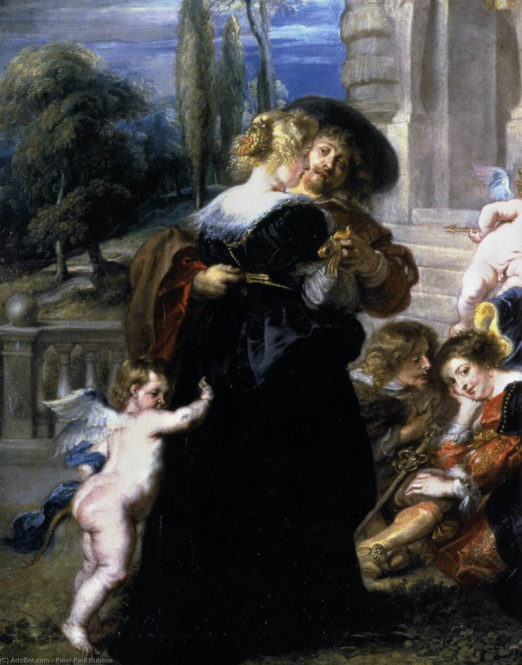 Garden Of Love (detail) — Peter Paul Rubens