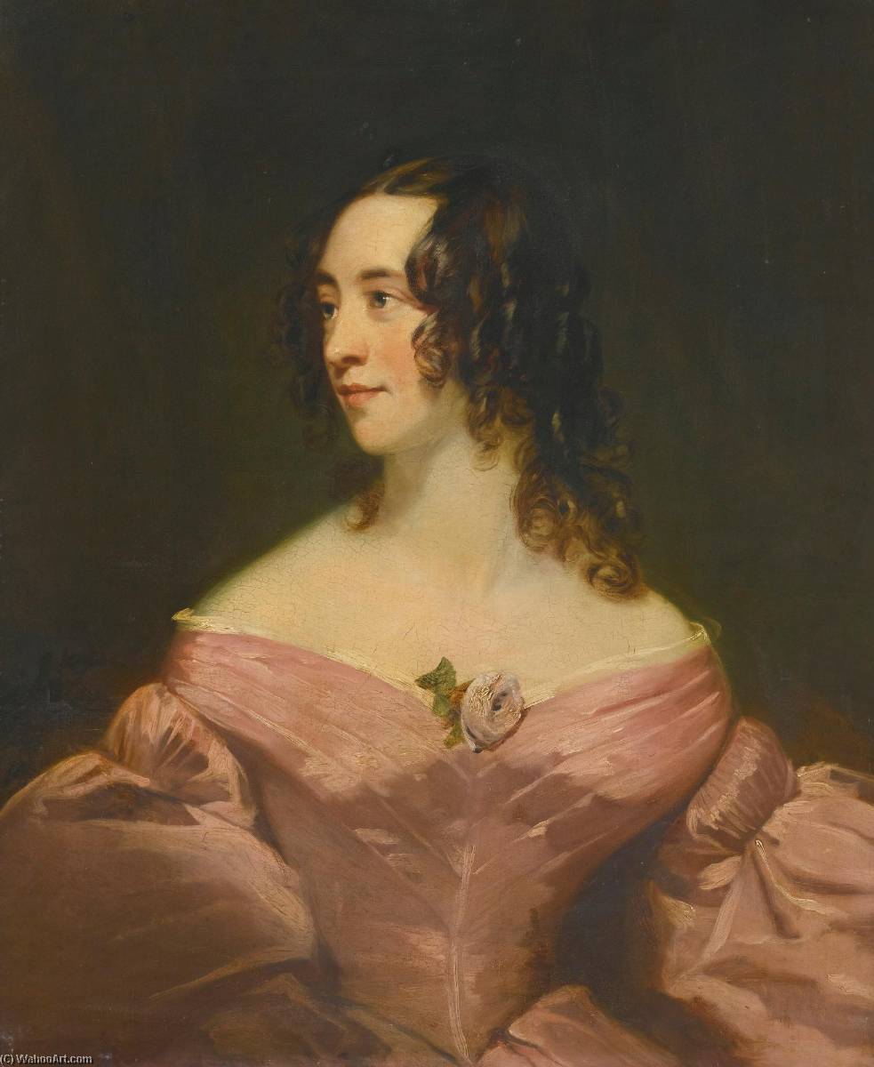 Portrait Of A Lady In Pink — Thomas Phillips