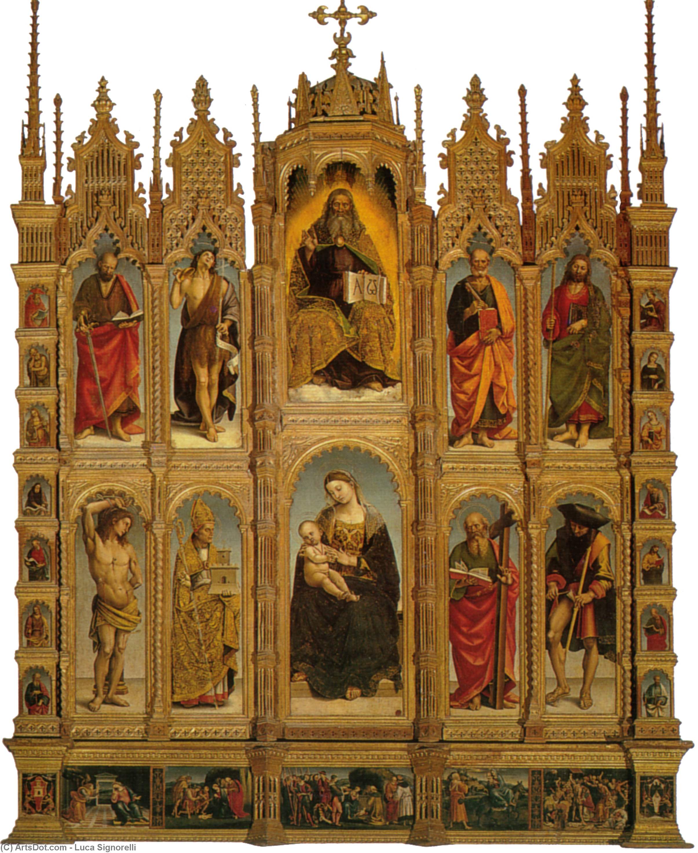 Polyptych — Luca Signorelli