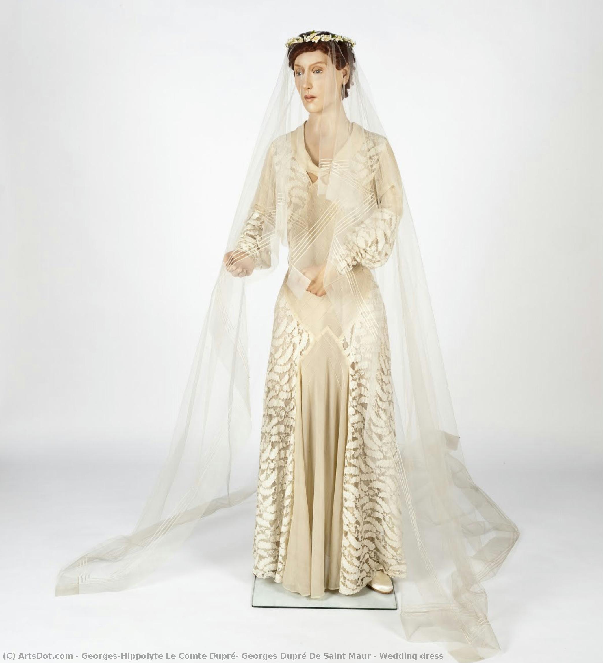 Wedding Dress — Georges-hippolyte Le Comte Dupré, Georges Dupré De Saint Maur