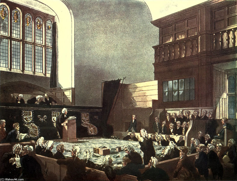 Court Of Exchequer, Westminster Hall — William Henry Pyne