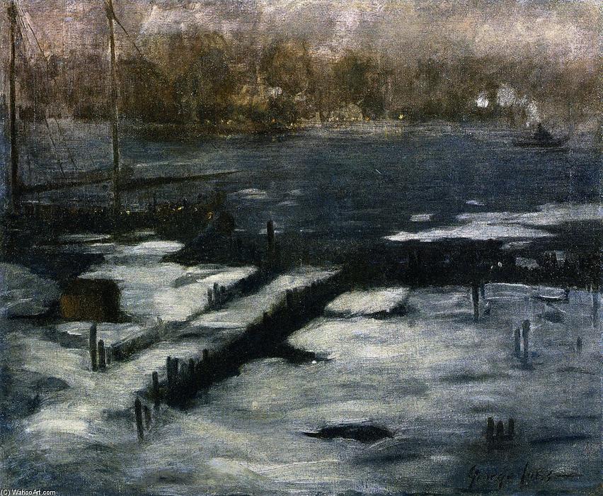The North River, New York — George Benjamin Luks