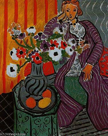Robe Violette Anemones — Henri Matisse