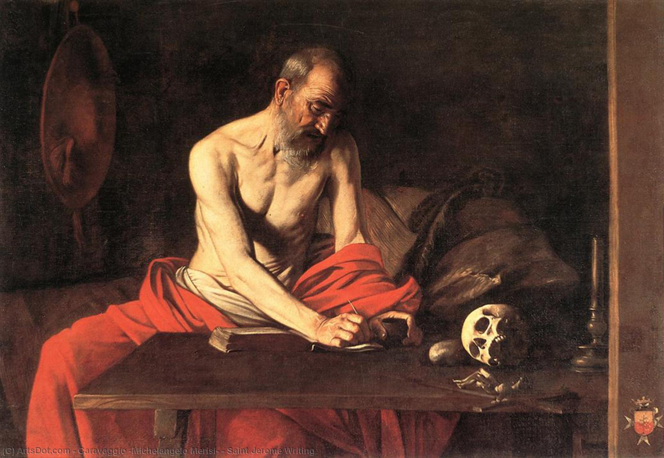 Saint Jerome Writing — Caravaggio