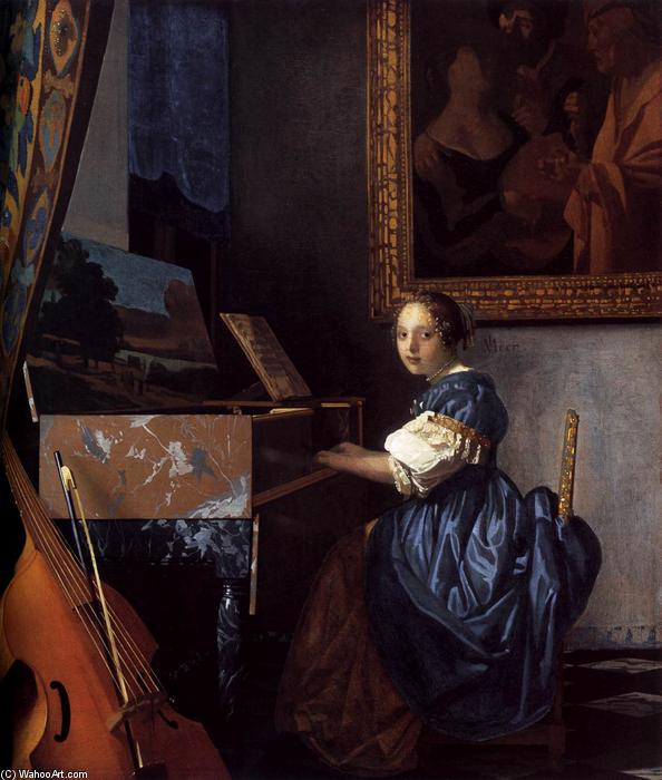 Lady Seated At A Virginal — Johannes Vermeer
