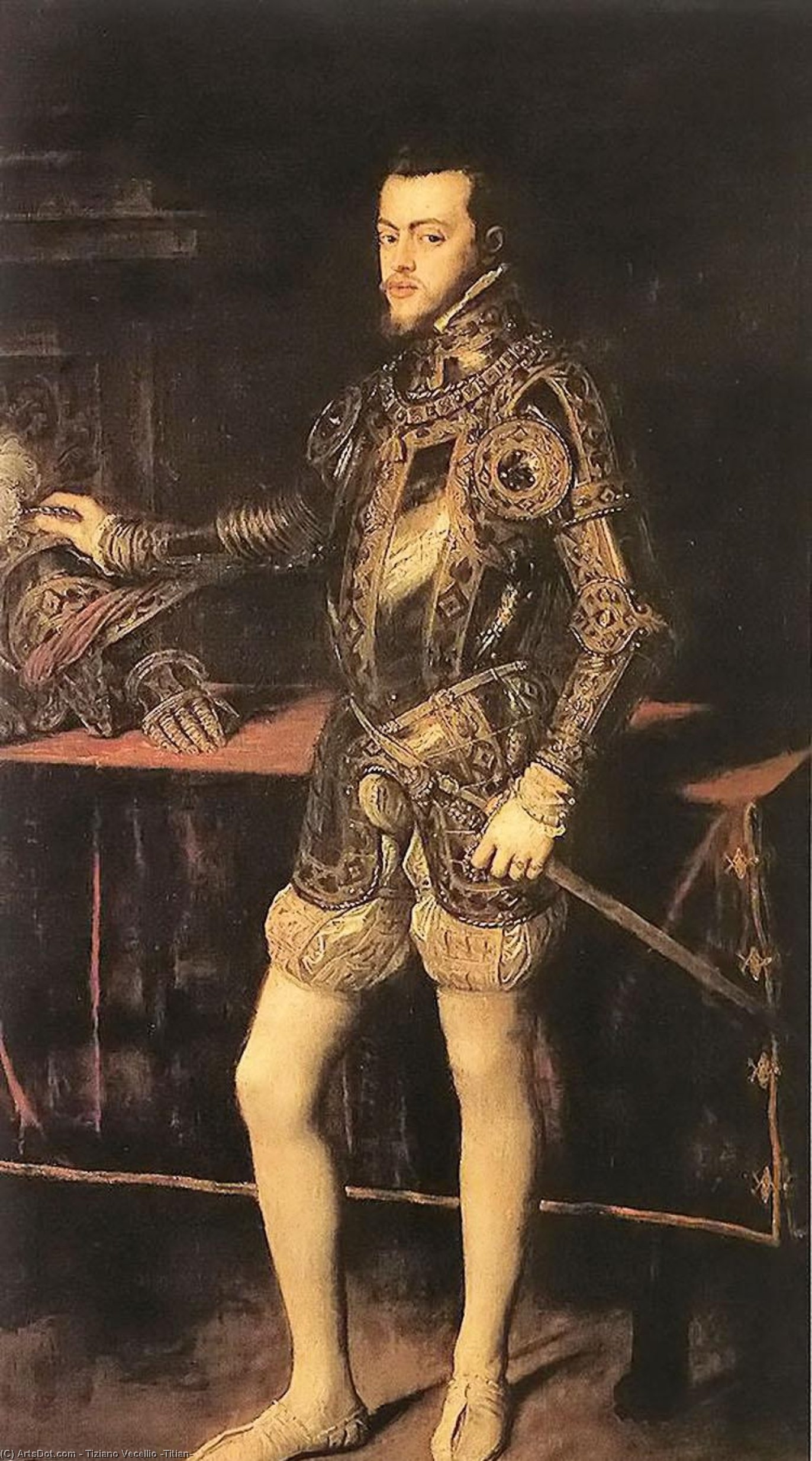 King Philip Ii — Titian