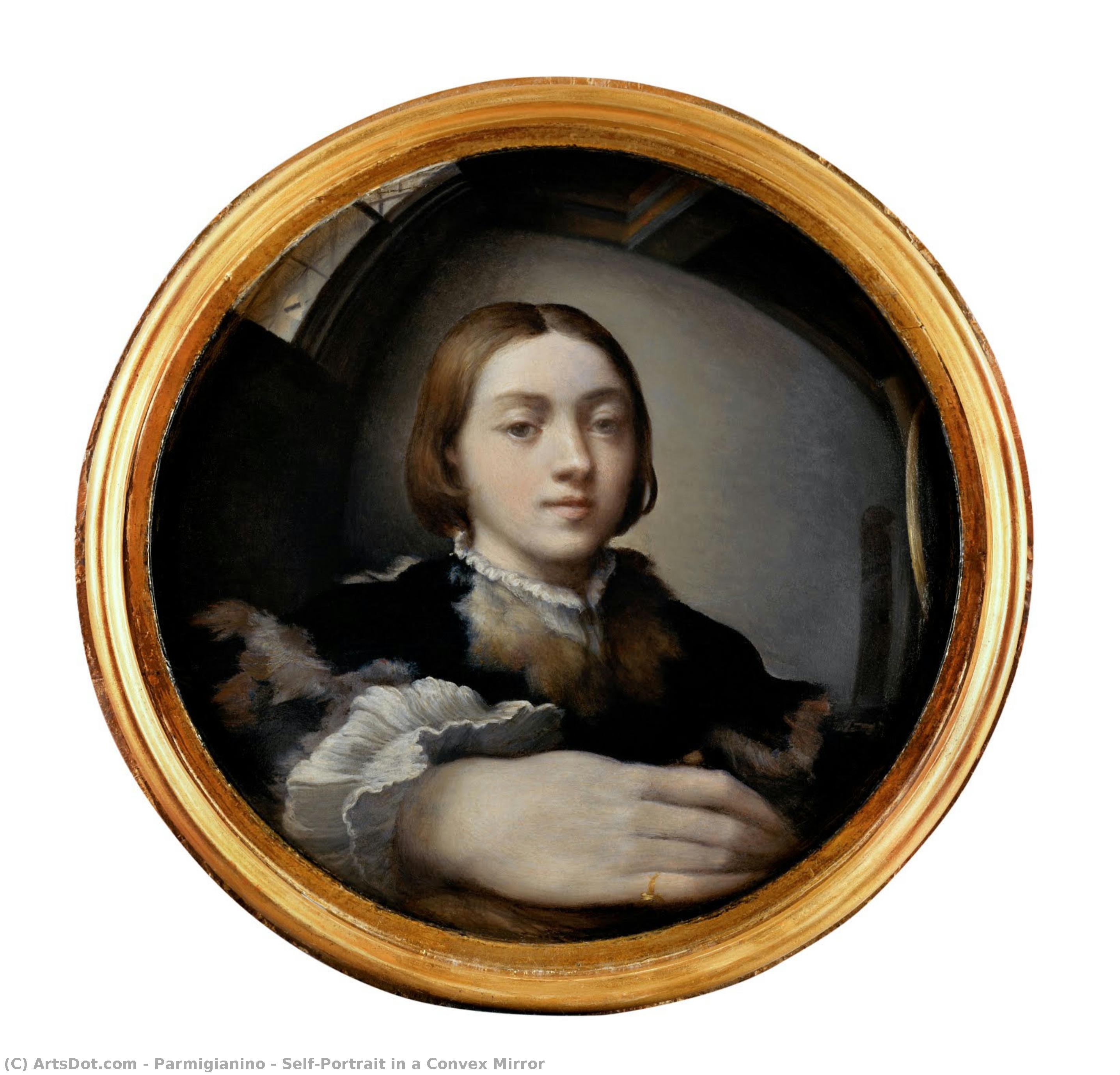 Self-portrait In A Convex Mirror — Parmigianino
