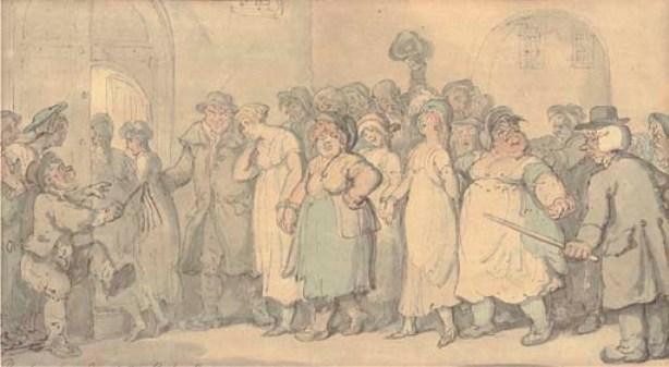 Procession From Bow Street To Bridewell — Thomas Rowlandson