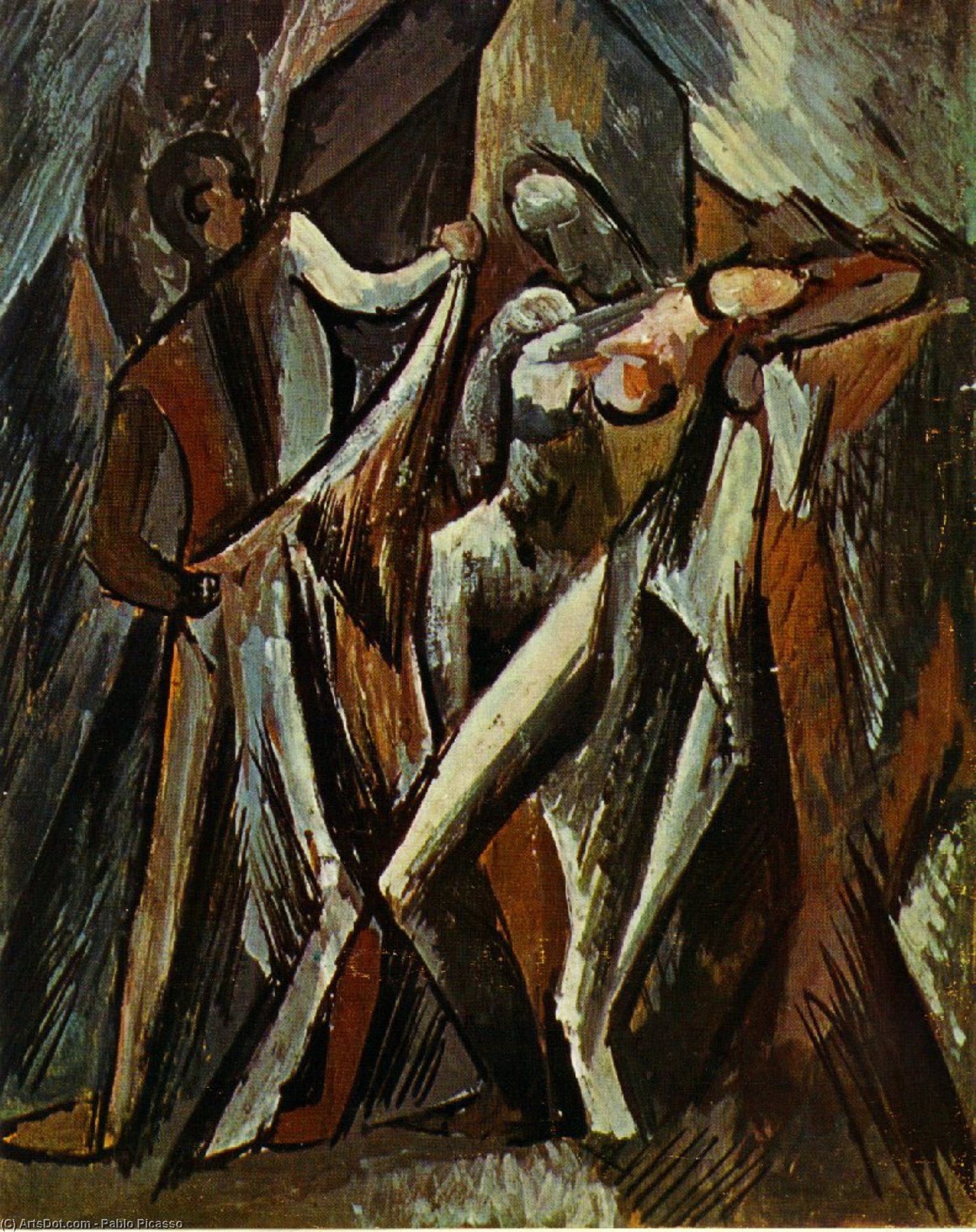 Bathers Drying Themselves — Pablo Picasso