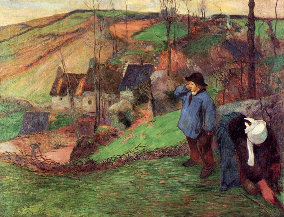 Little Breton Shepherd — Eugène Henri Paul Gauguin