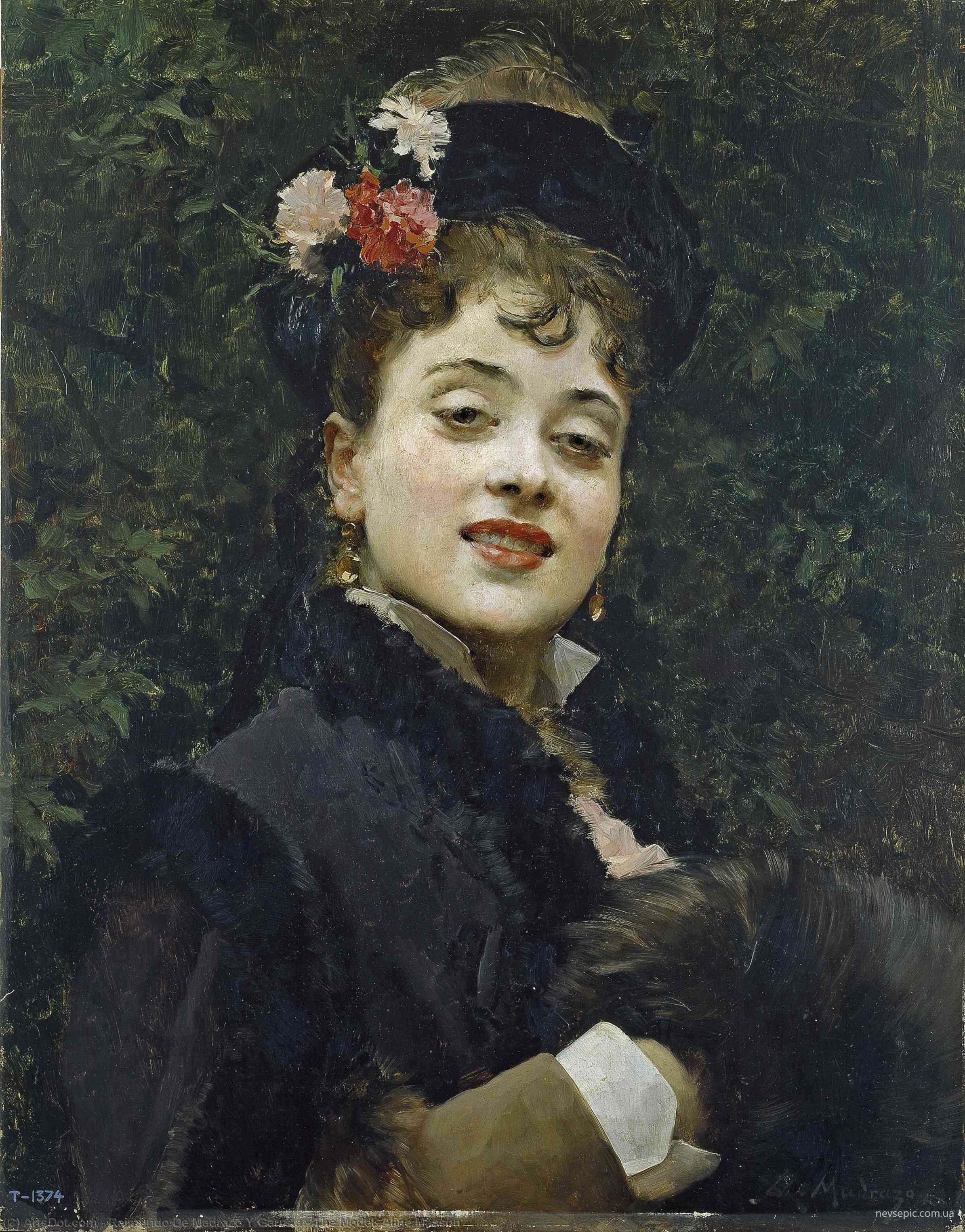 The Model, Aline Masson — Raimundo De Madrazo Y Garreta