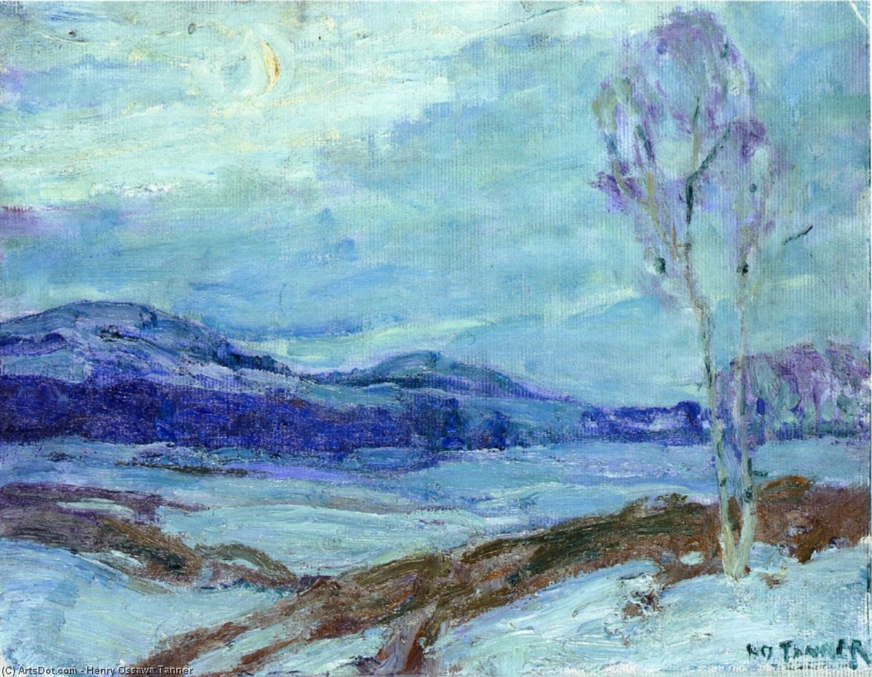 Landscape In Moonlight — Henry Ossawa Tanner