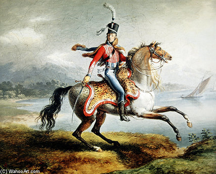Equestrian Self Portrait, — Louis François Baron Lejeune
