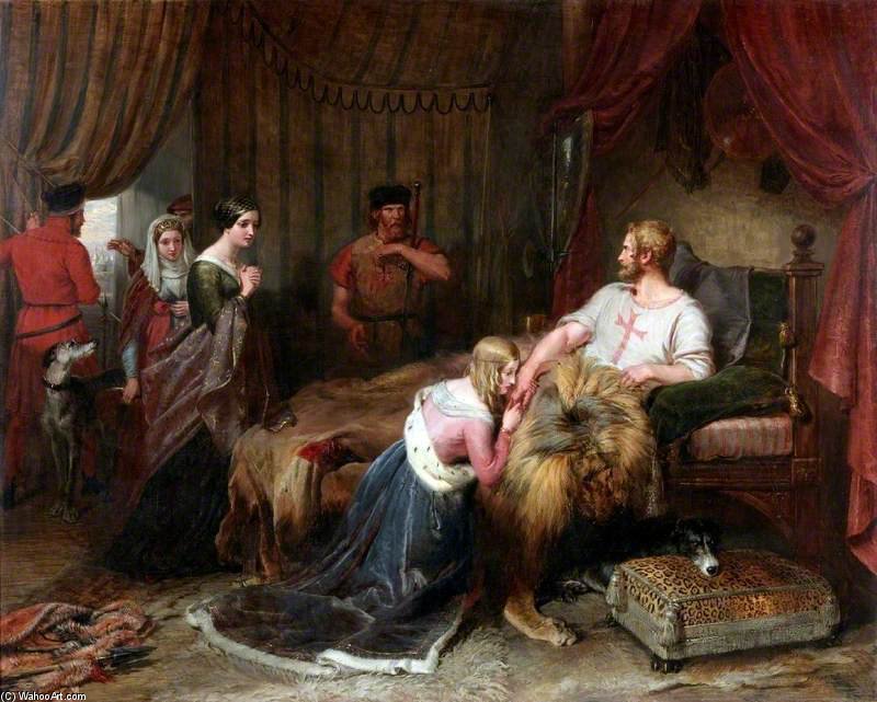A Scene From Walter Scott's 'the Talisman' — Charles Landseer