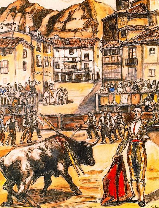 Capea En Un Pueblo — José Gutiérrez Solana