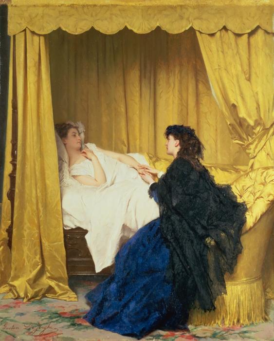The Convalescent — Gustave Léonhard De Jonghe