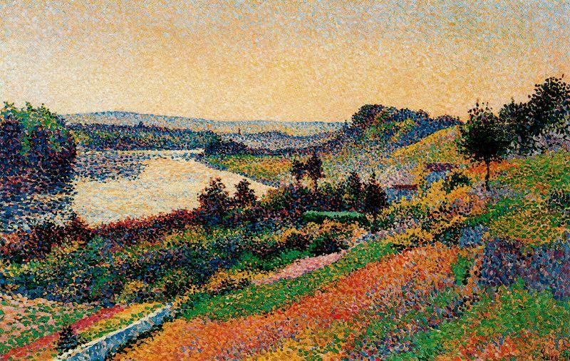 The Seine At Herblay — Maximilien Luce