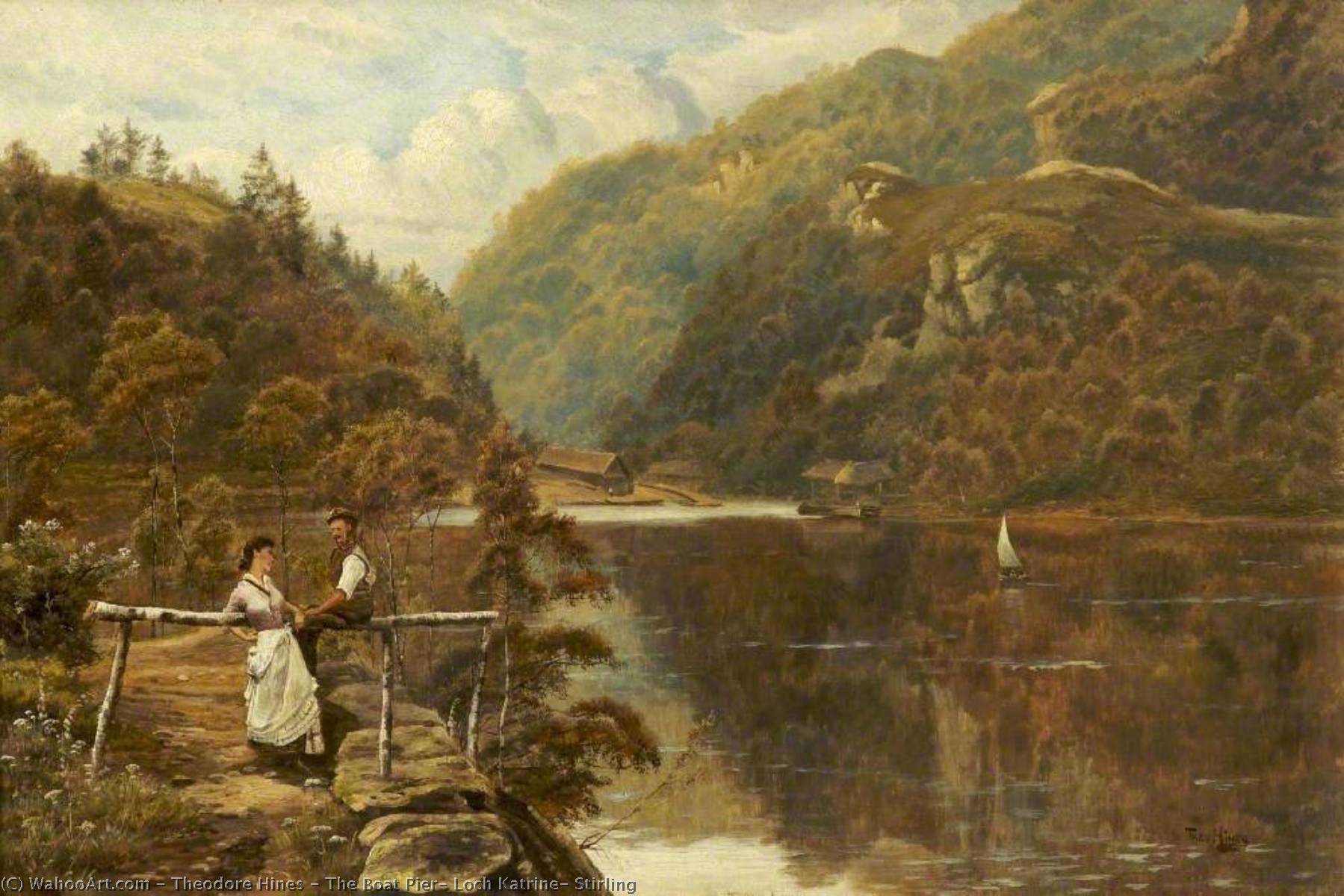 The Boat Pier, Loch Katrine, Stirling — Theodore Hines