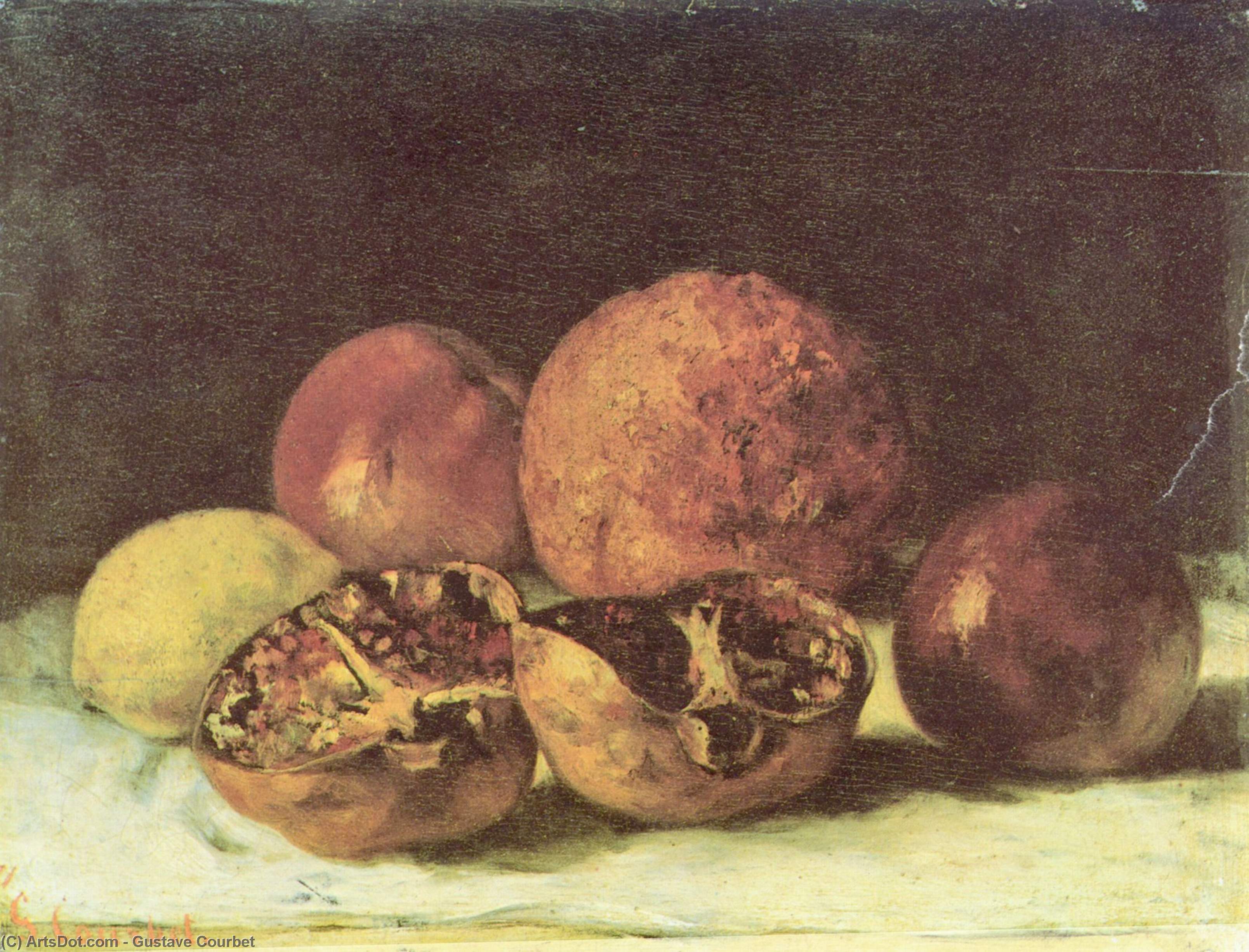 Pomegranates — Gustave Courbet