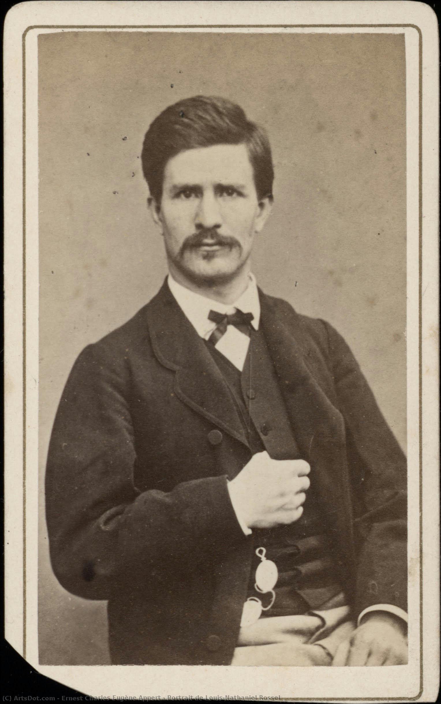 Portrait De Louis-nathaniel Rossel — Ernest Charles Eugène Appert