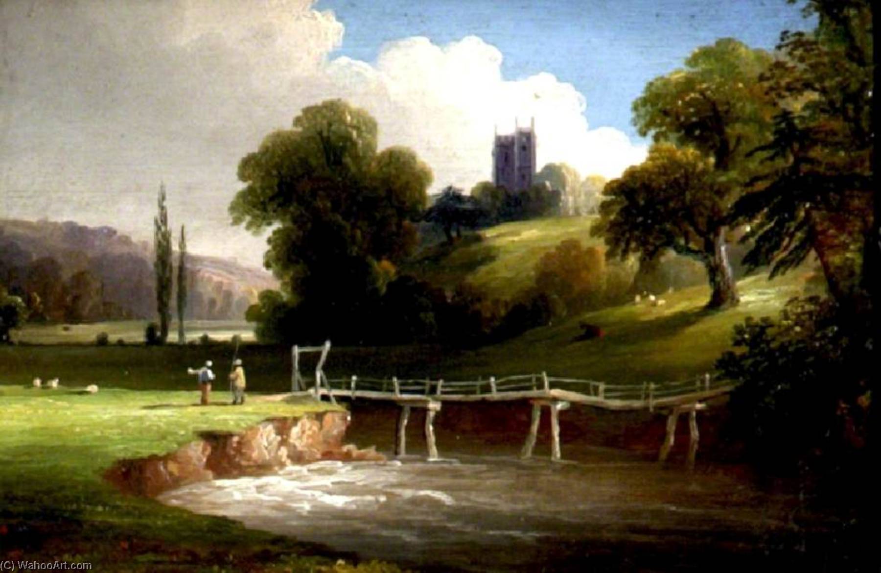 Bramford Speke Bridge, River Exe, Devon — John Wallace Tucker