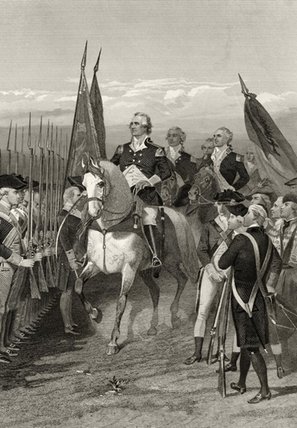 George Washington Taking Command — Alonzo Chappel