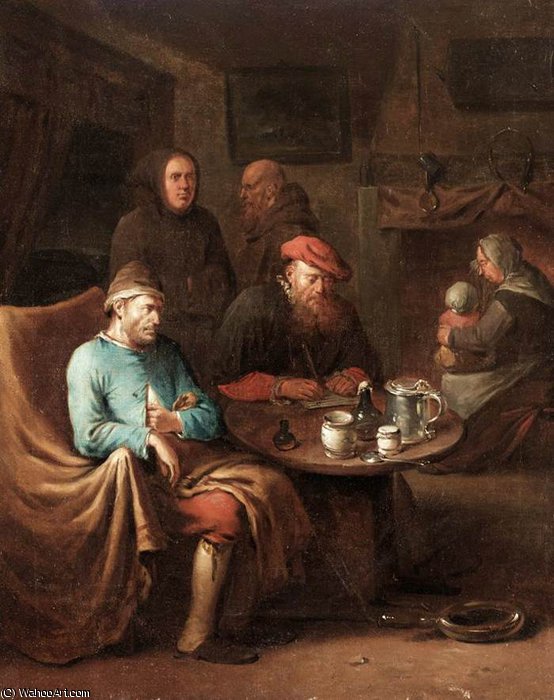 Visit Of The Doctor — Egbert Van Heemskerck Ii