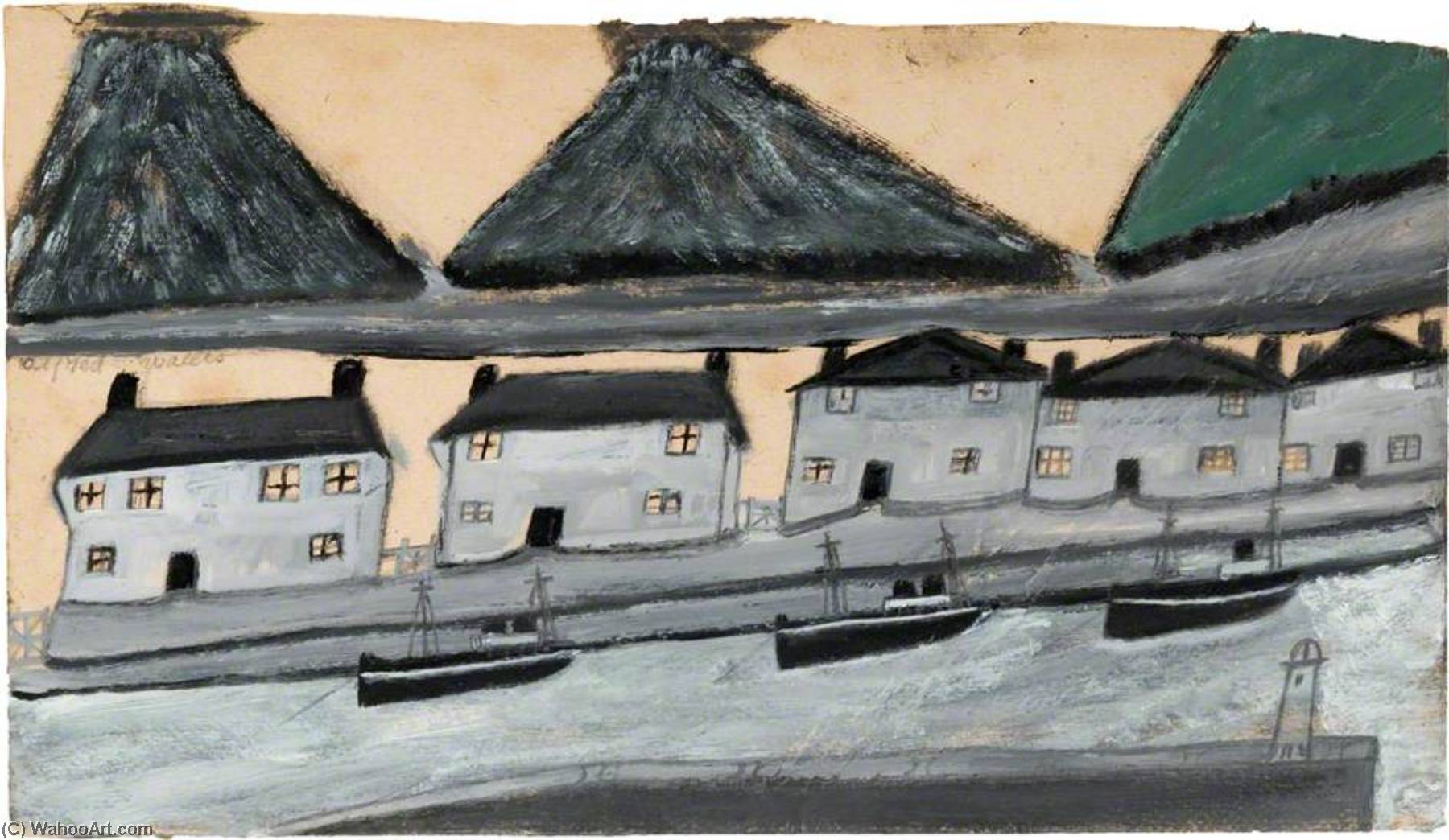 Houses And Kilns — Alfred Wallis