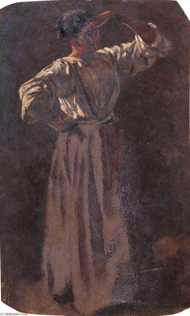 Girl With Her Hand On Her Head — Thomas Stuart Smith