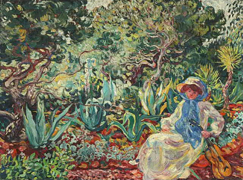 Woman With Guitar — Louis Valtat