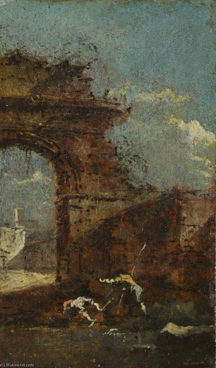 Caprice View With Ruins — Francesco Lazzaro Guardi