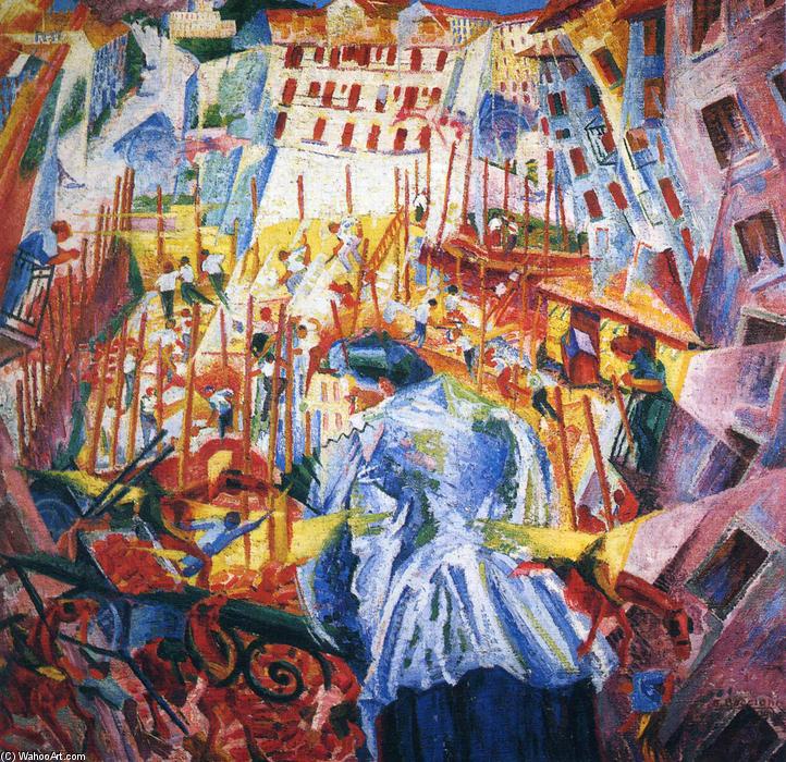 The Street Enters The House — Umberto Boccioni