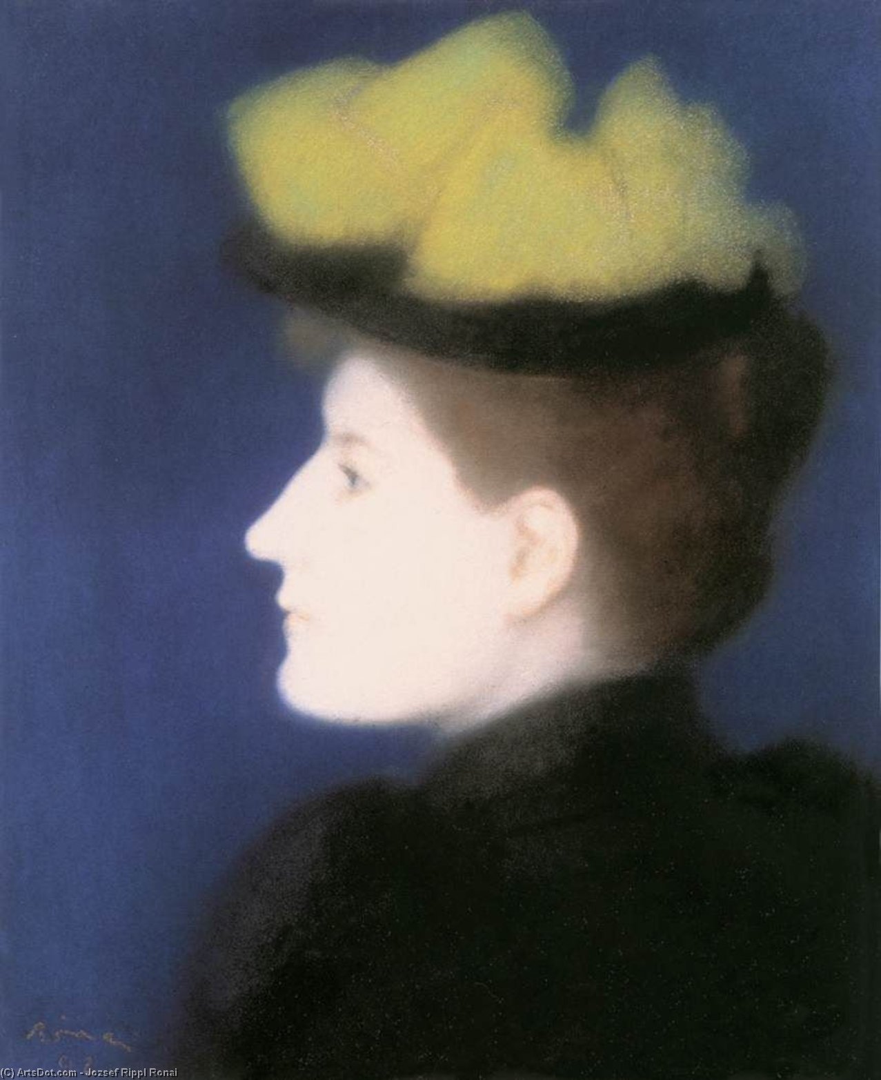 Portrait Of Margit Piátsek — József Rippl-rónai
