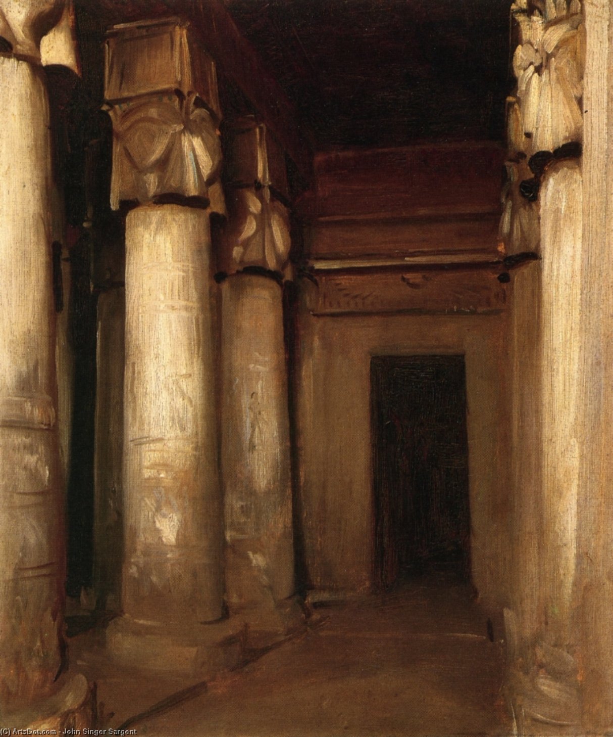 Temple Of Denderah — John Singer Sargent