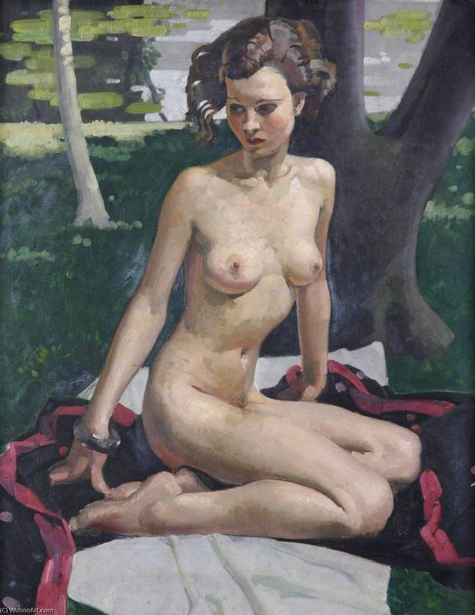 Seated Nude (summer) — Percy Shakespeare