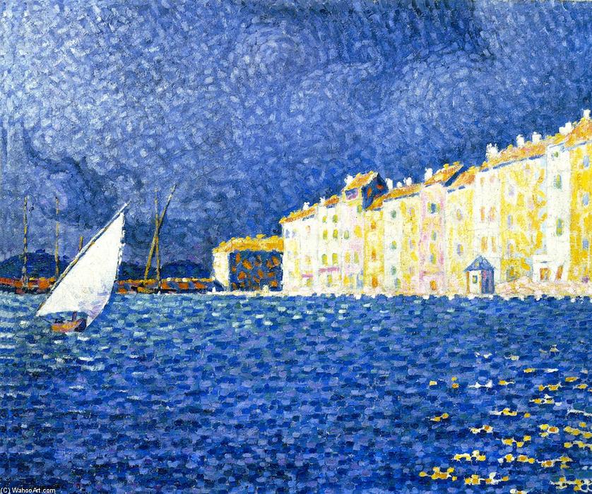 The Storm, Saint-tropez — Paul Signac