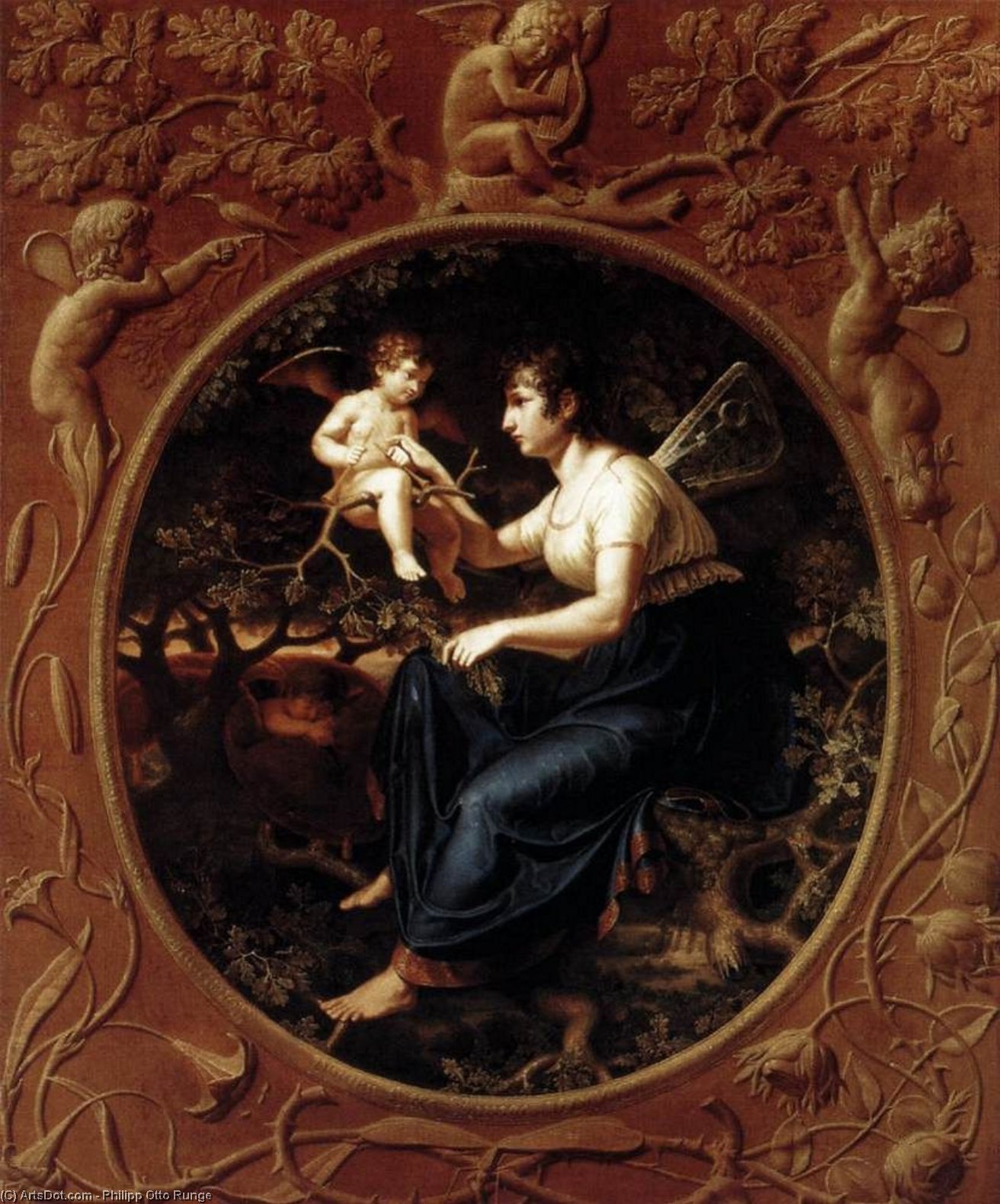 The Lesson Of The Nightingale — Philipp Otto Runge
