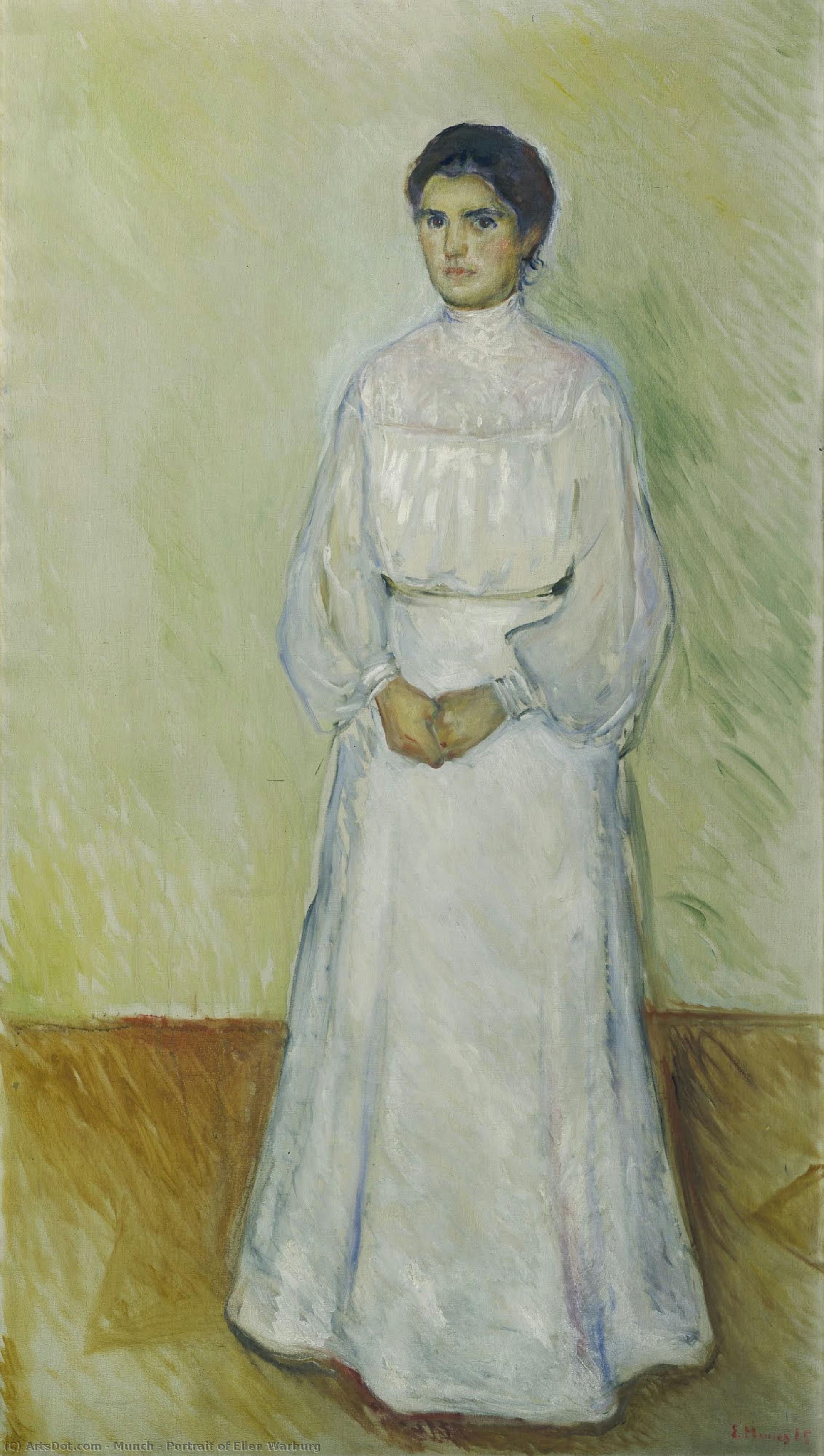 Portrait Of Ellen Warburg — Edvard Munch