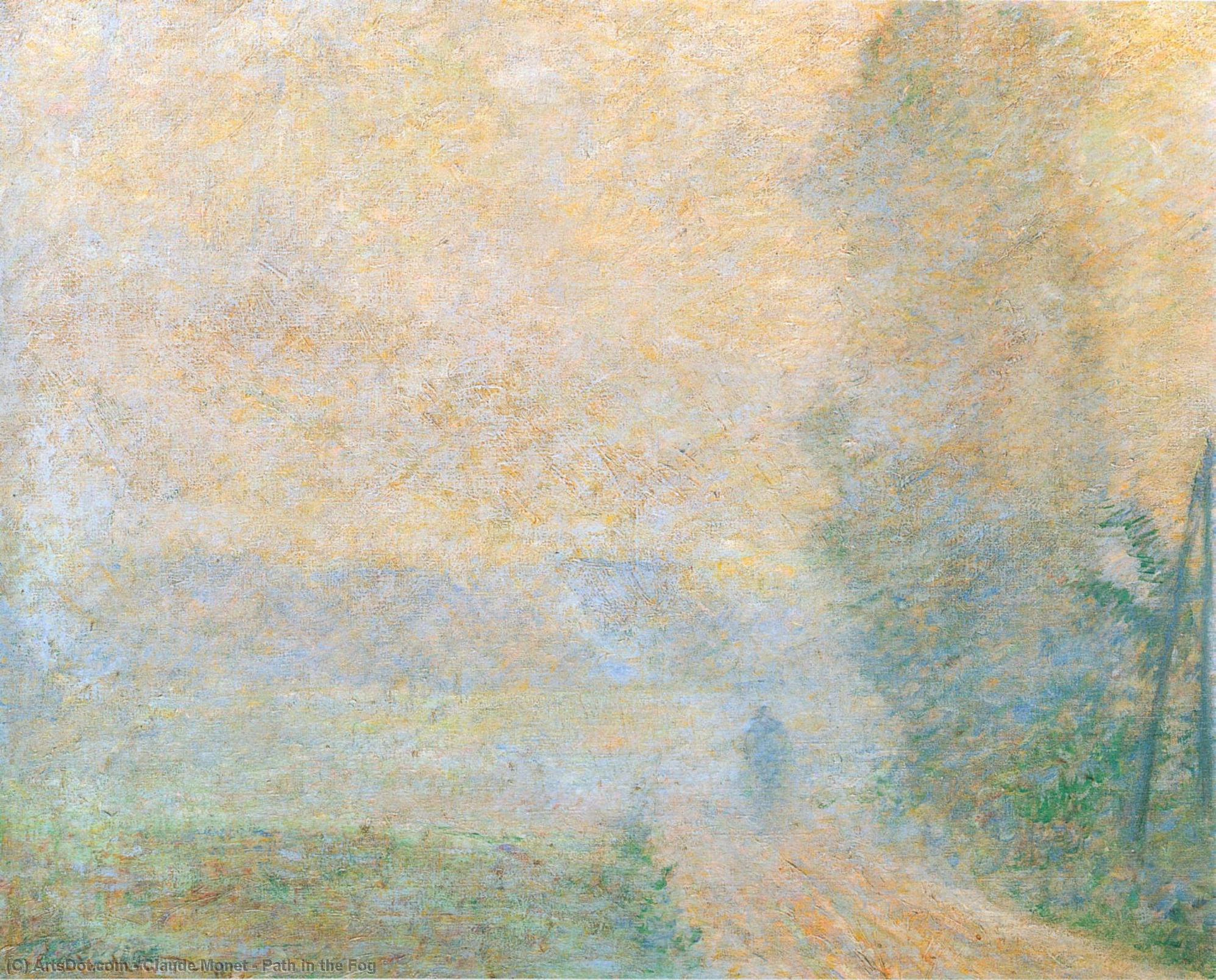 Path In The Fog — Claude Monet