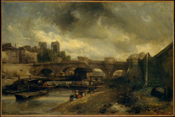 The Pont Neuf — Johan Barthold Jongkind