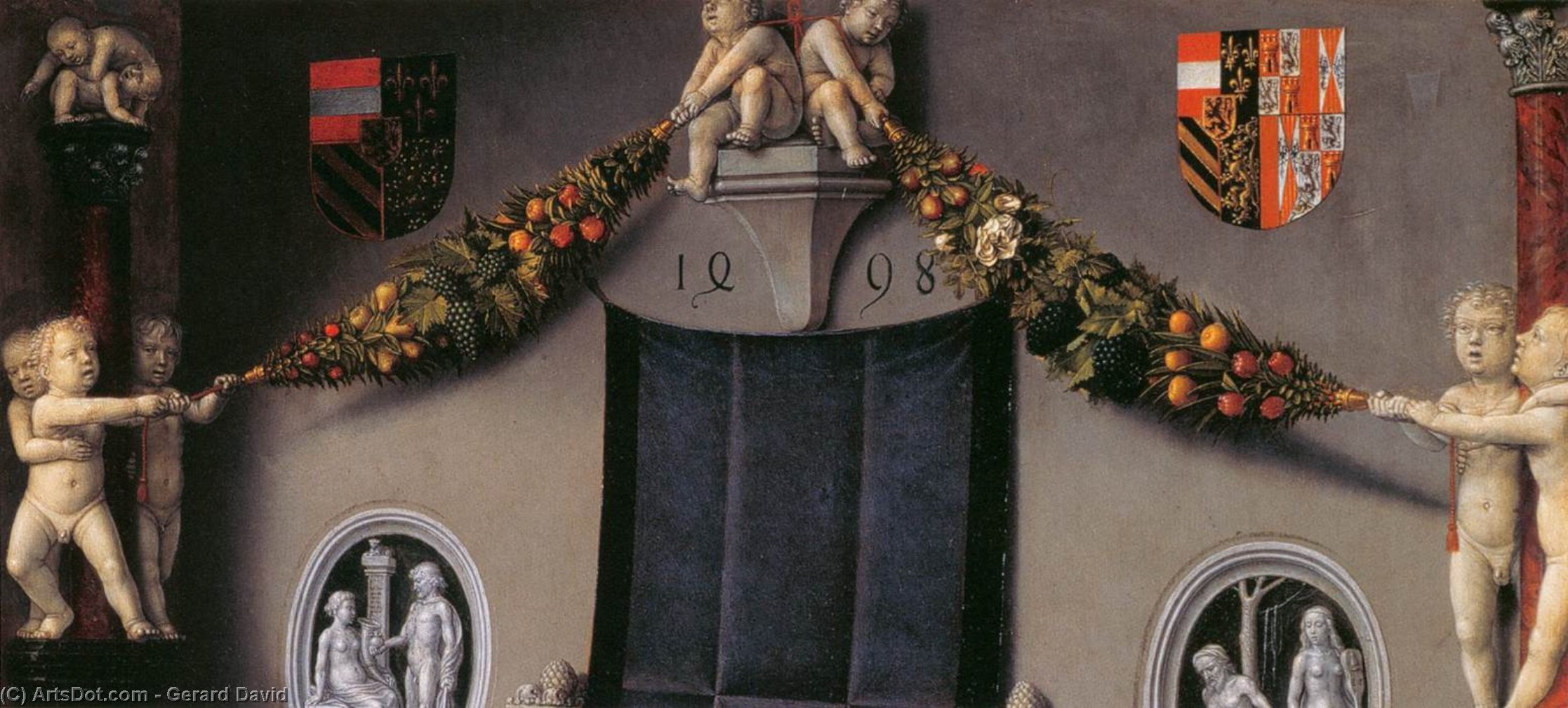 The Judgment Of Cambyses (detail) — Gerard David
