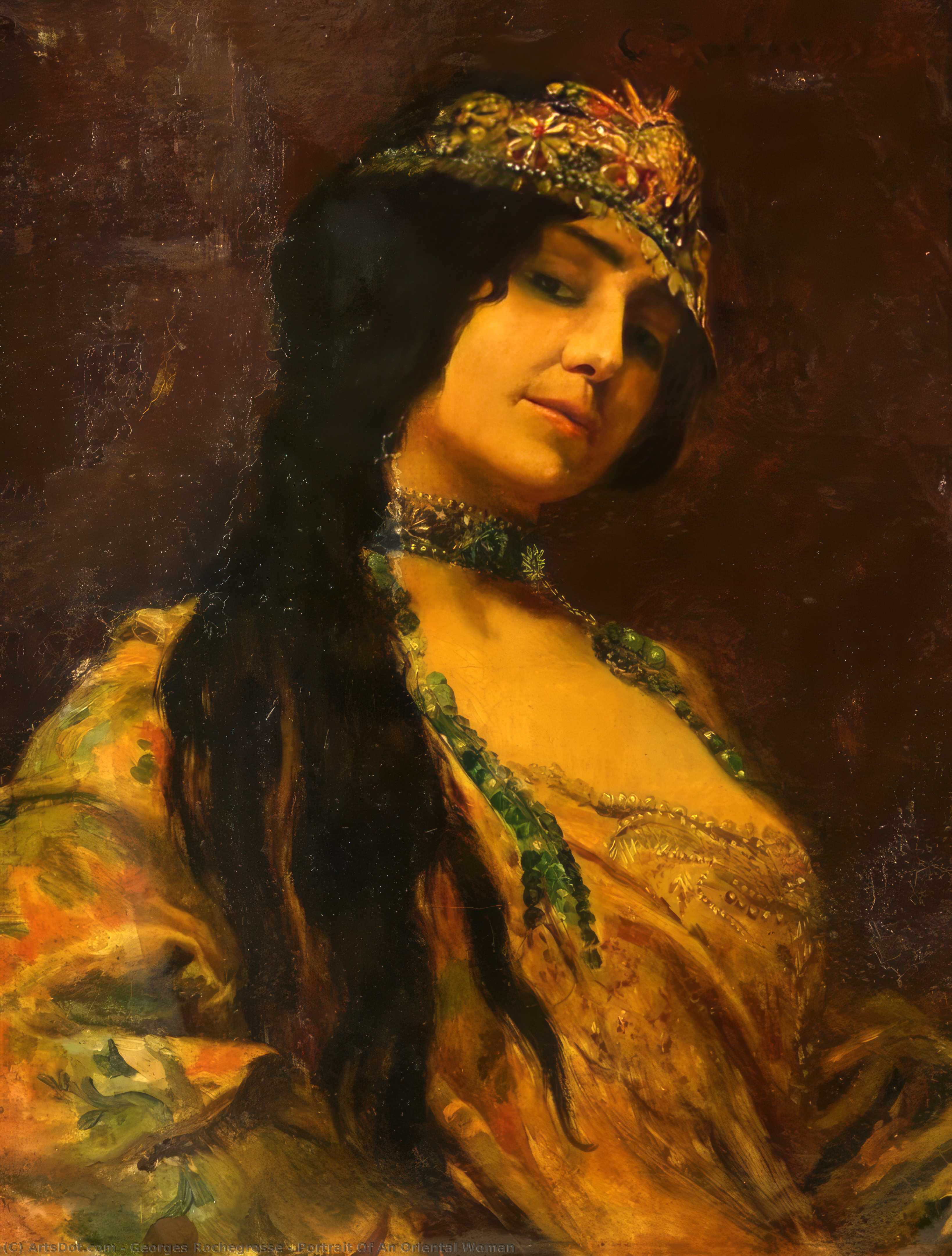 Portrait Of An Oriental Woman — Georges Antoine Rochegrosse