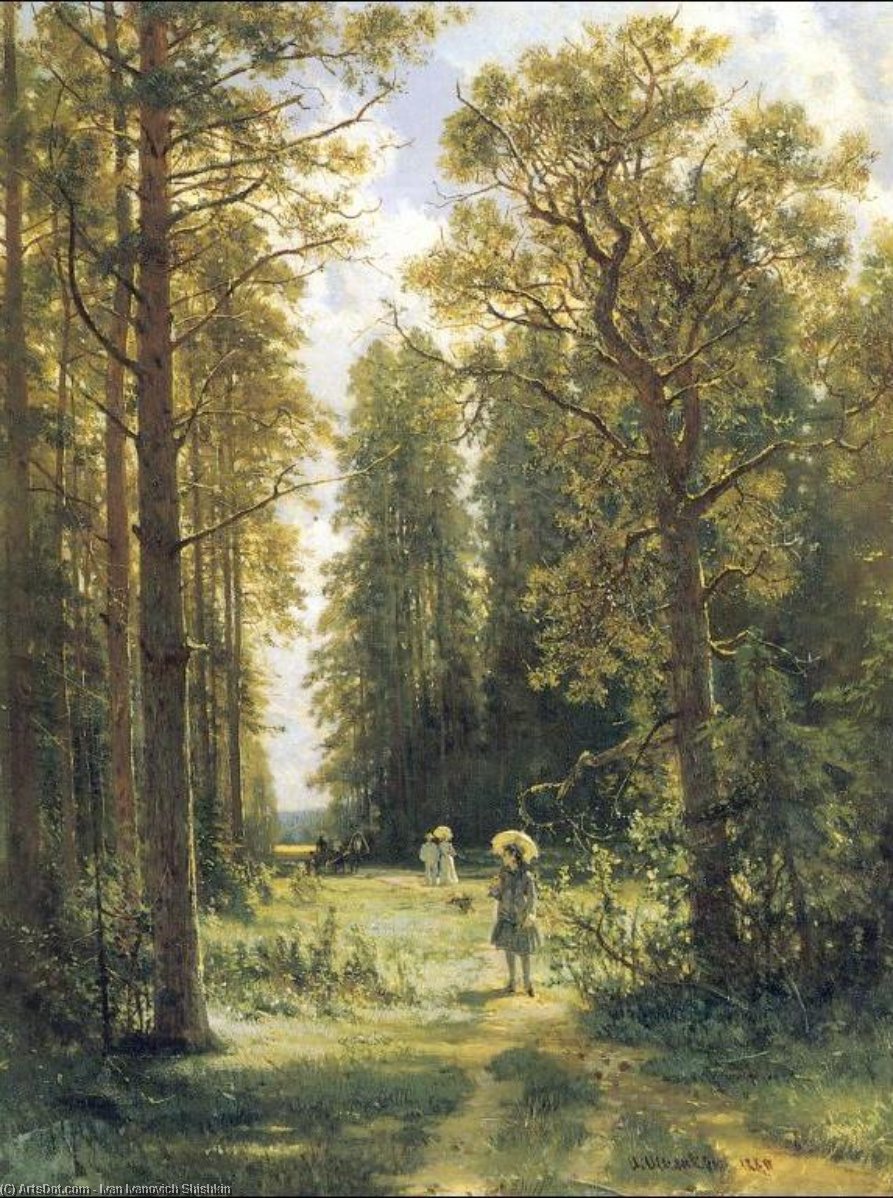 Sendero En Un Bosque — Ivan Ivanovich Shishkin