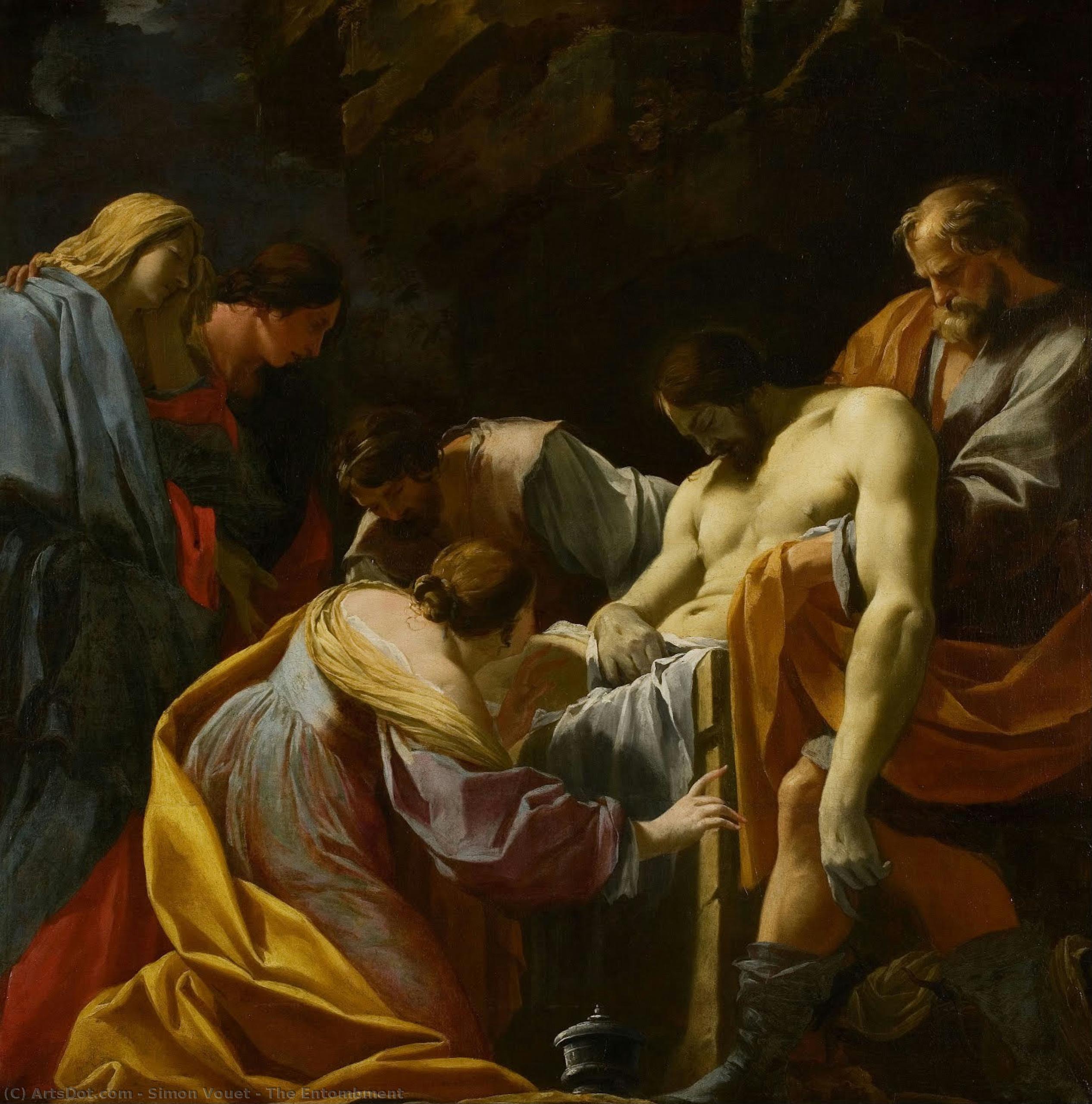 The Entombment — Simon Vouet